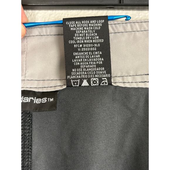 No Boundaries 2010s Size 36 Blue Black Flame Print Polyester Men’s Swimtrunks - Picture 13 of 14